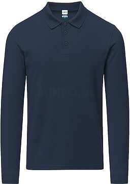 Polo Adulto Cor Charlot 100% Algodão Ring Spun, Piqué 220 g/ m2 21962