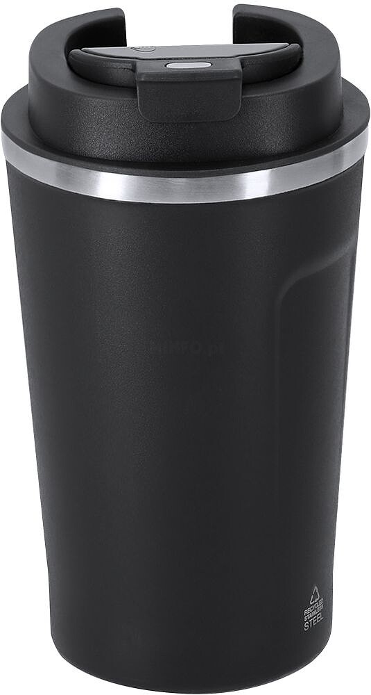 Copo Térmico Molin Aço Inox Reciclado 400 ml. Medidor de temperatura Tátil 21980