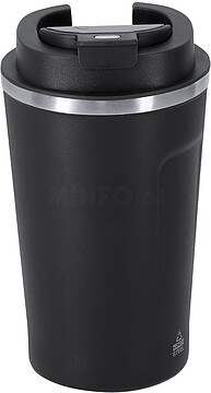 Copo Térmico Molin Aço Inox Reciclado 400 ml. Medidor de temperatura Tátil 21980