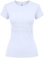T-Shirt Mulher Branca Epika 100% Algodão Ring Spun, Single Jersey 150 g/ m2 22023