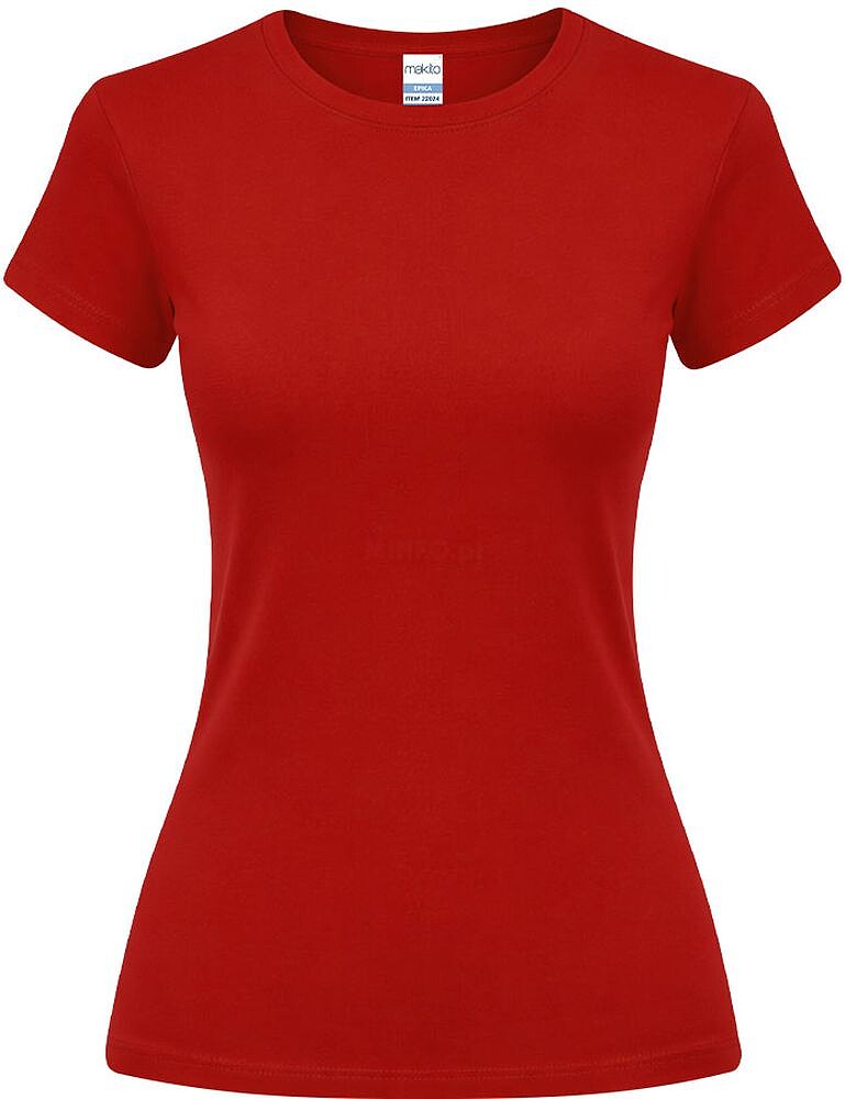 T-Shirt Mulher Cor Epika 100% Algodão Ring Spun, Single Jersey 150 g/ m2 22024
