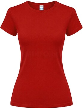 T-Shirt Mulher Cor Epika 100% Algodão Ring Spun, Single Jersey 150 g/ m2 22024