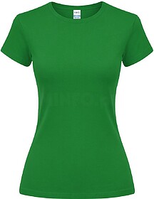 T-Shirt Mulher Cor Epika 100% Algodão Ring Spun, Single Jer...