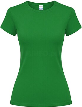 T-Shirt Mulher Cor Epika 100% Algodão Ring Spun, Single Jersey 150 g/ m2 22024