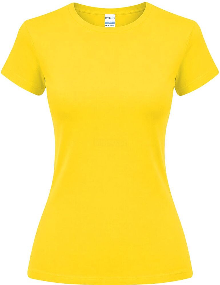 T-Shirt Mulher Cor Epika 100% Algodão Ring Spun, Single Jersey 150 g/ m2 22024