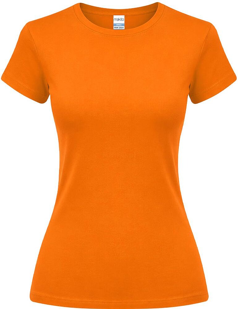 T-Shirt Mulher Cor Epika 100% Algodão Ring Spun, Single Jersey 150 g/ m2 22024