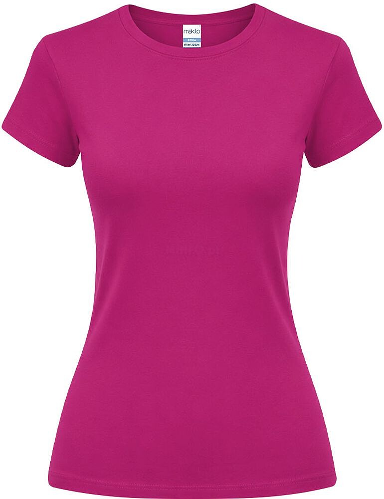 T-Shirt Mulher Cor Epika 100% Algodão Ring Spun, Single Jersey 150 g/ m2 22024