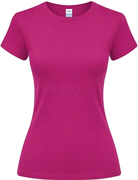 T-Shirt Mulher Cor Epika 100% Algodão Ring Spun, Single Jersey 150 g/ m2 22024