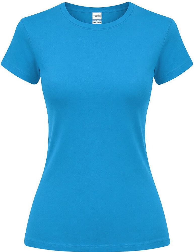 T-Shirt Mulher Cor Epika 100% Algodão Ring Spun, Single Jersey 150 g/ m2 22024
