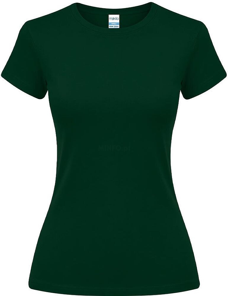 T-Shirt Mulher Cor Epika 100% Algodão Ring Spun, Single Jersey 150 g/ m2 22024