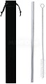 Palhinha Valun Aço Inox Reutilizável. Limpador Incluído. Bolsa Veludo 22033