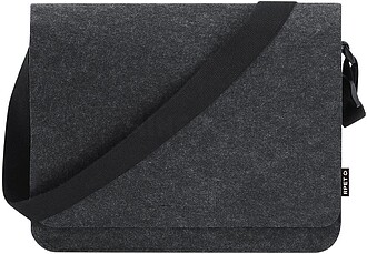 Bolsa Tiracolo Ganter Feltro RPET PRETO S/T