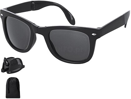 Óculos de Sol Lyron Dobráveis. Proteção UV400. Bolsa Poliéster 22067