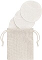 Set Discos De Limpeza Facial Dayax Algodão 3 Toalhitas Algodão. Reutilizável. Bolsa Algodão 22073