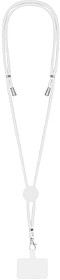Lanyard Suporte Zaret Poliéster/ ABS BRANCO S/T