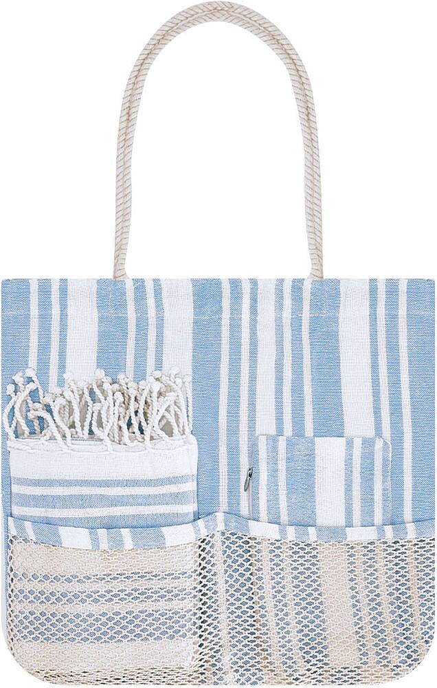 Set Bekoran 60% Algodão/ 40% Poliéster 180 g/ m2 Bolsa, Nécessaire e Pareo 22095