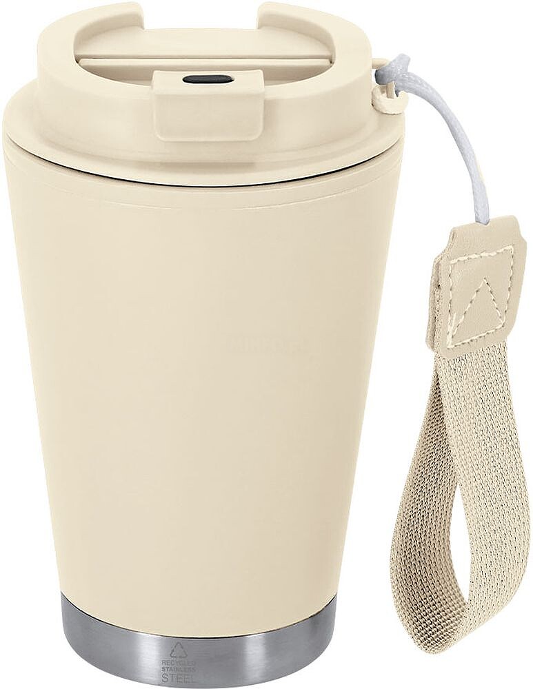 Copo Térmico Acuma PP Reciclado/ Base Aço Inox Reciclado 300 ml 22128