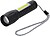 Lanterna Dilrot Alumínio 8 Leds. 10 Luzes COB. 3 Posições de Luz, Fixa e Intermitente. Bateria Recarregável 400 mAh. Função Zoom 22213 - imagem 1
