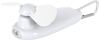 Ventilador Ticsy 1 Led. 2 Pilhas AA Não Incluídas BRANCO S...
