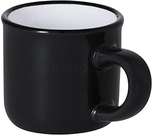 Caneca Ridot Cerâmica 85 ml PRETO S/T