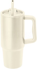 Caneca Térmica Yukon Aço Inox Reciclado 900 ml NATURAL S/T