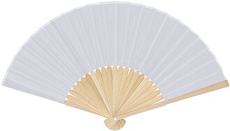 Leque Mynor Bambu/ Poliéster BRANCO S/T