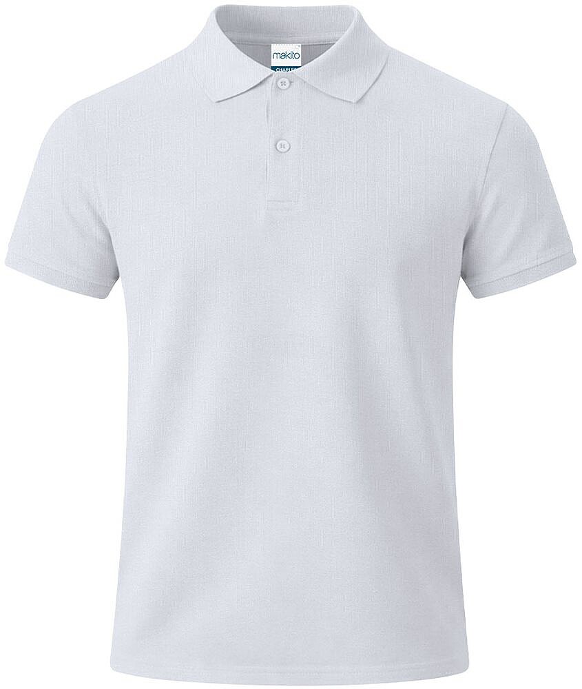 Polo Adulto Branco Charles 100% Algodão Ring Spun, Piqué 180 g/ m2 22338