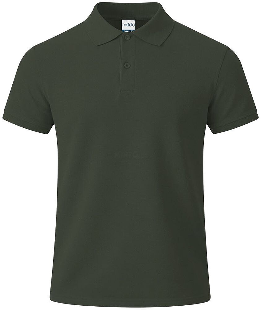 Polo Adulto Cor Charles 100% Algodão Ring Spun, Piqué 180 g/ m2 22339