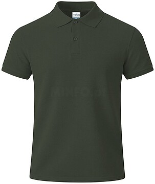 Polo Adulto Cor Charles 100% Algodão Ring Spun, Piqué 180 g/ m2 22339