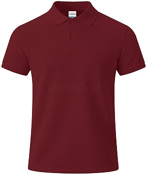 Polo Adulto Cor Charles 100% Algodão Ring Spun, Piqué 180 g/ m2 22339