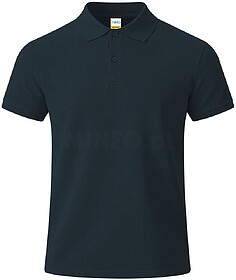 Polo Criança Cor Charles 100% Algodão Ringspun, Piqué 180...
