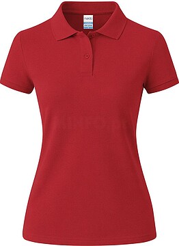 Polo Mulher Cor Charles 100% Algodão Ring Spun, Piqué 180 g/ m2 22343