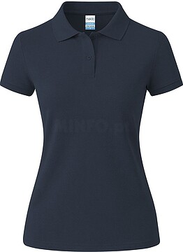 Polo Mulher Cor Charles 100% Algodão Ring Spun, Piqué 180 g/ m2 22343