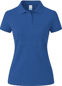 Polo Mulher Cor Charles 100% Algodão Ring Spun, Piqué 180 g/ m2 22343