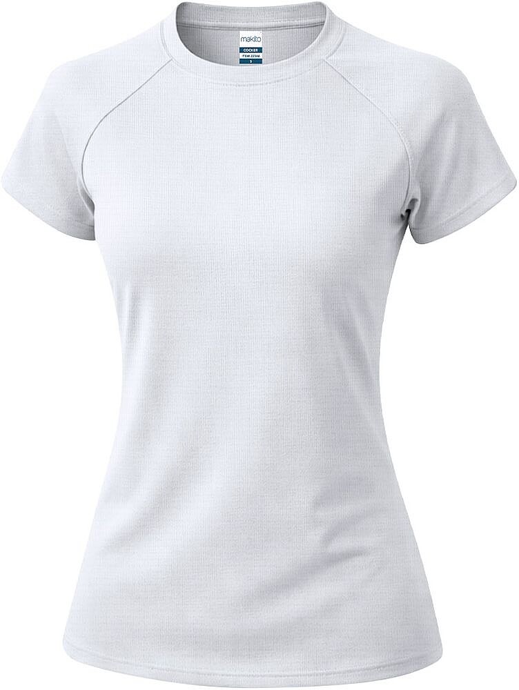 T-Shirt Mulher Cocker 100% Poliéster Waffle Interlock 135 g/ m2 Transpirável 22346