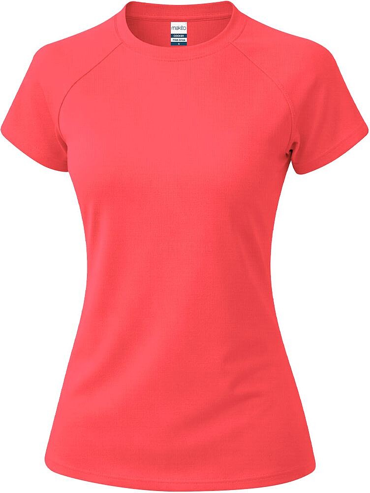 T-Shirt Mulher Cocker 100% Poliéster Waffle Interlock 135 g/ m2 Transpirável 22346