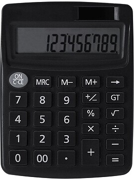 Calculadora Arabela Solar. 12 Dígitos. Pilha Botão Incluída 22381