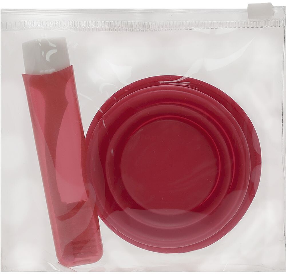 Set Baldur Escova Dentes Dobrável. Copo Dobrável, Silicone, 200 ml 22403