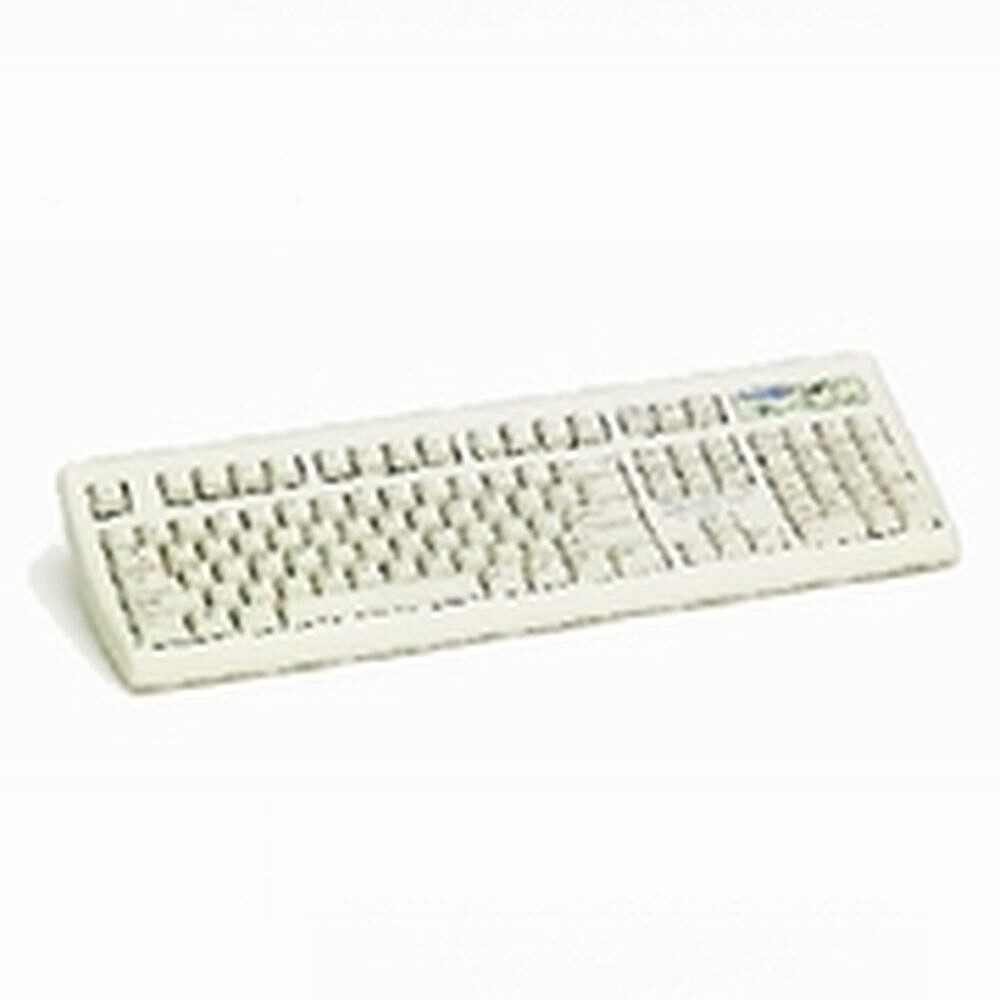 Teclado ergonómico com 105 teclas, coracteres gravados a lazer, Interface DIN