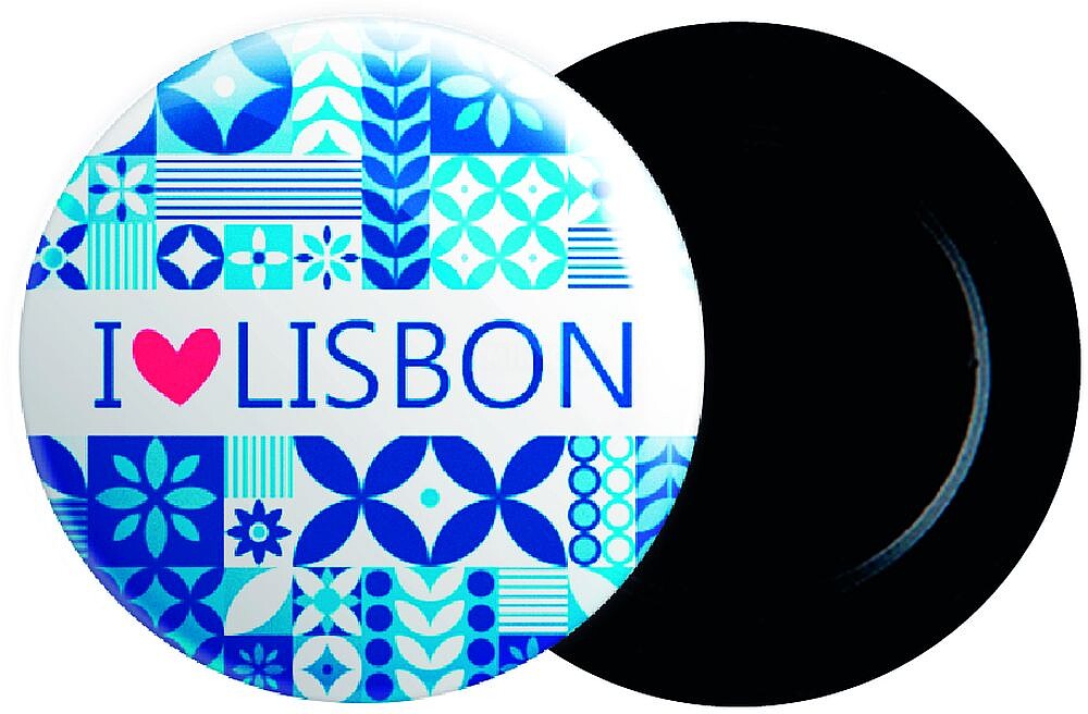 Badge magnet 25 Crachá de 25mm com iman MV700070