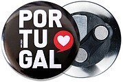 Badge double magnet 50 Crachá de 50mm com iman duplo roupa MV700076