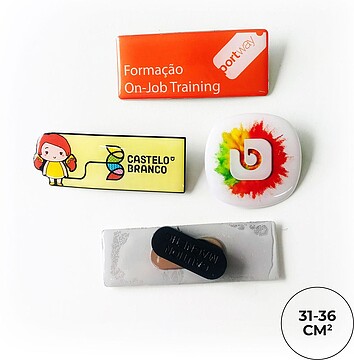 Reid Crachá de identificação em Resina com íman MV700118