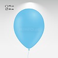 Luxia : P33_Azul Celeste 1F4 Balão HG95i personalizado, 1 face 4 cores MVHG95I14331F4