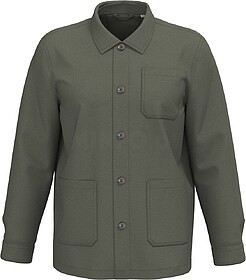 NS611 Sobrecamisa worker eco-responsàvel com aspecto lavado...