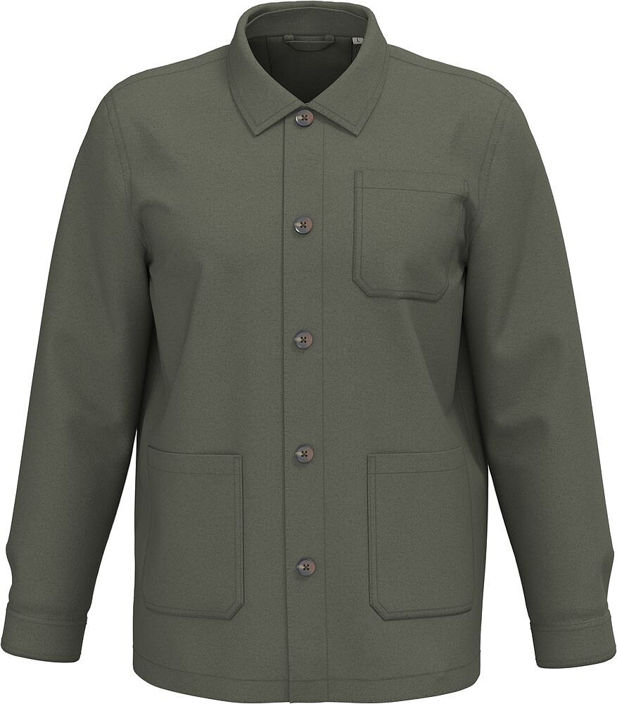 Sobrecamisa worker ecológico com aspecto lavado de homem NS611