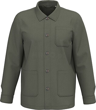 Sobrecamisa worker ecológico com aspecto lavado de homem NS611