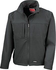 R121 Casaco softshell de homem clássico tam: 4XL cor: Black...