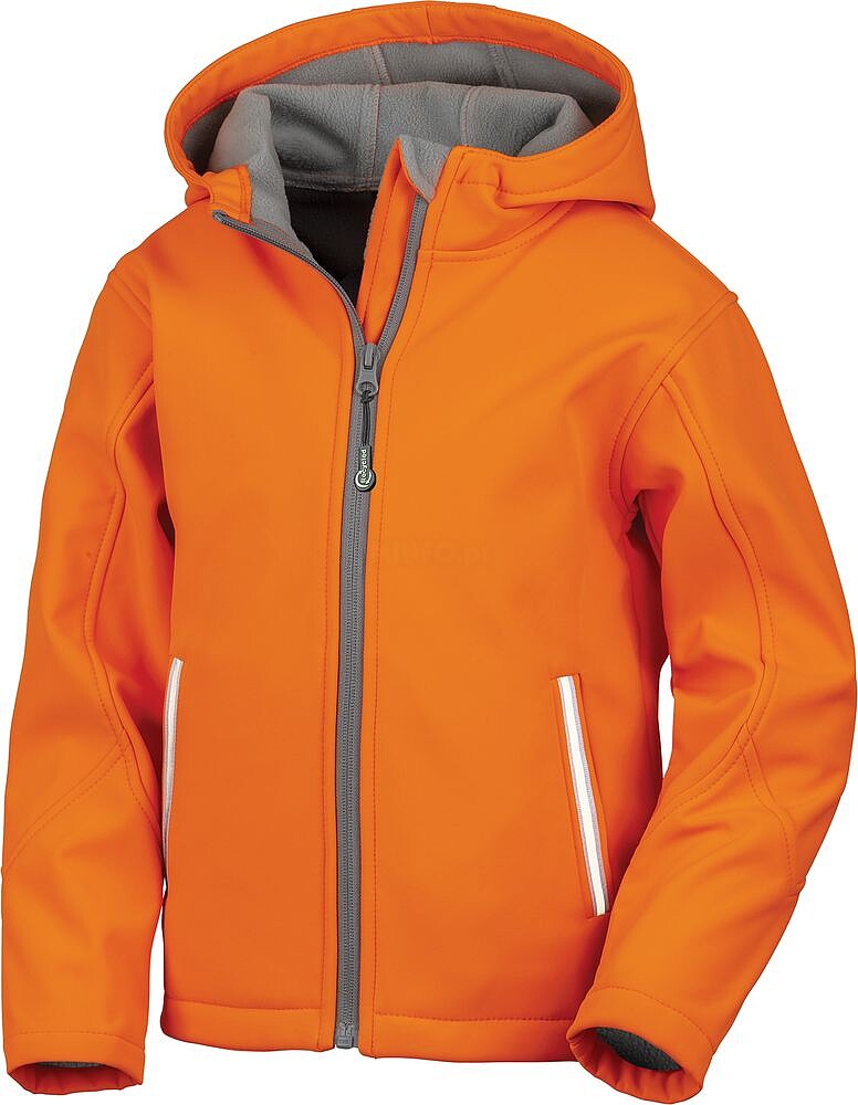 Blusão Softshell de criança com capuz R224JY