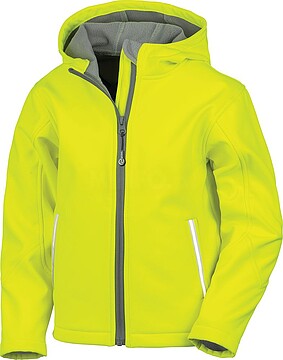 Blusão Softshell de criança com capuz R224JY