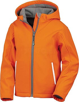 Blusão Softshell de criança com capuz R224JY